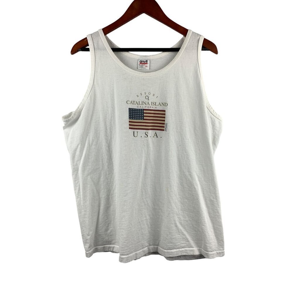 Anvil Catalina Island Resort USA Tank Top XL